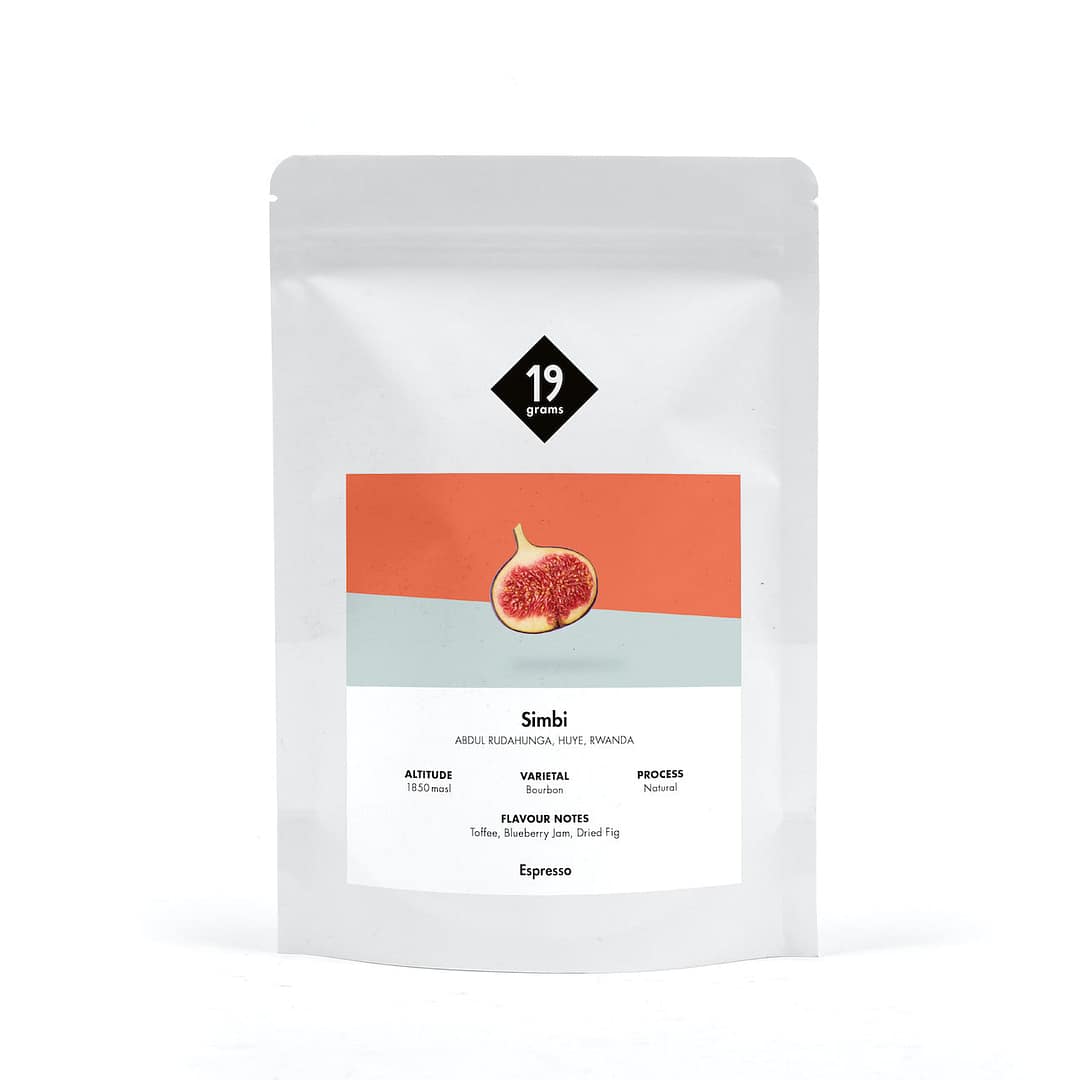 19grams Simbi Natural - Rwanda Espresso - Coffee Souq